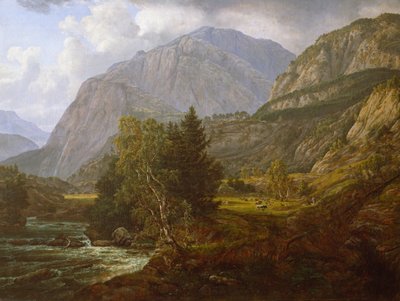 Blick auf Fortundalen von Johan Christian Dahl